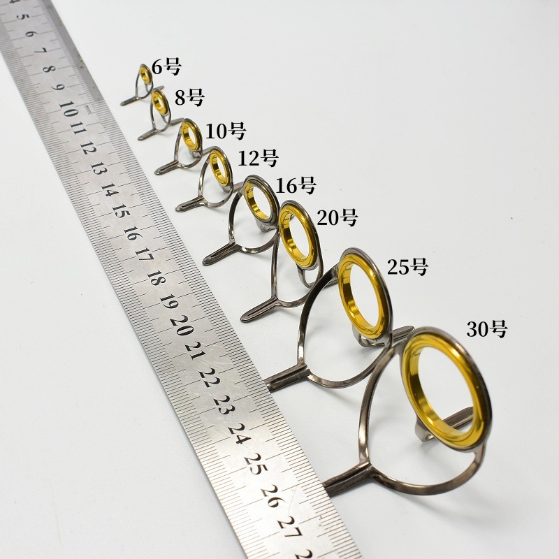 Fishing Rod Guide Replacement - 8Pcs Perlengkapan Memancing Set Perbaikan Baja