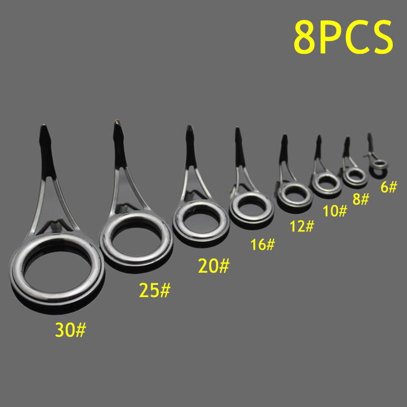 8 buah Cincin Pemandu Joran Pa - Fishing Rod Guide Replacement ulasan dan harga