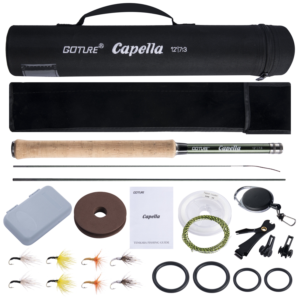 Goture Set joran pancing Tenka - Fishing Rod Combo ulasan dan harga