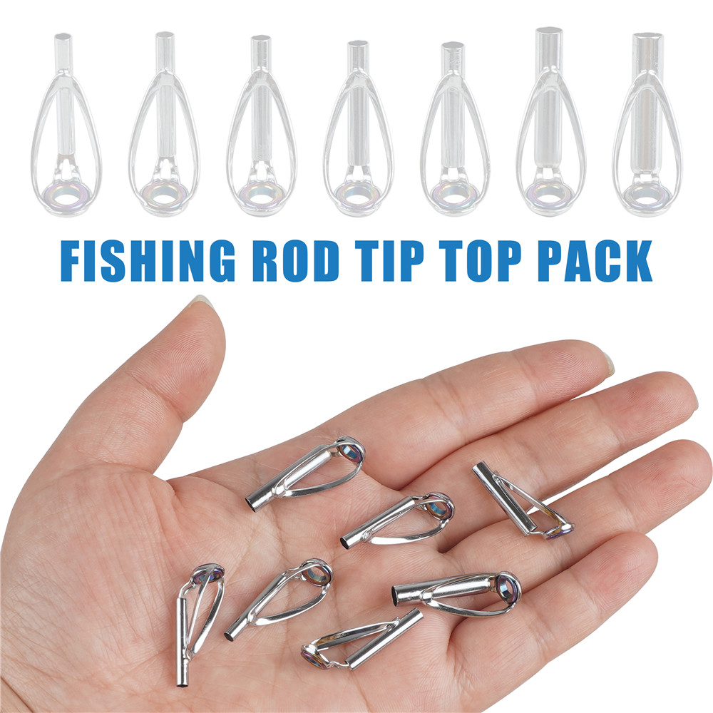 10Pcs Kit Perbaikan Tip Pemand - Fishing Rod Guide Replacement ulasan dan harga